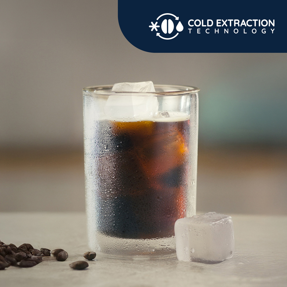 Automatický kávovar De'Longhi Eletta Ultra ECAM 470.85.MB čierne/nerez Kávovar De'Longhi dokáže pripraviť aj Cold Brew