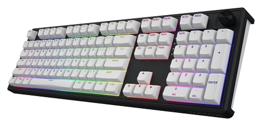 Herná klávesnica HATOR Skyfall 100 Wireless s numerickým blokom a RGB podsvietením