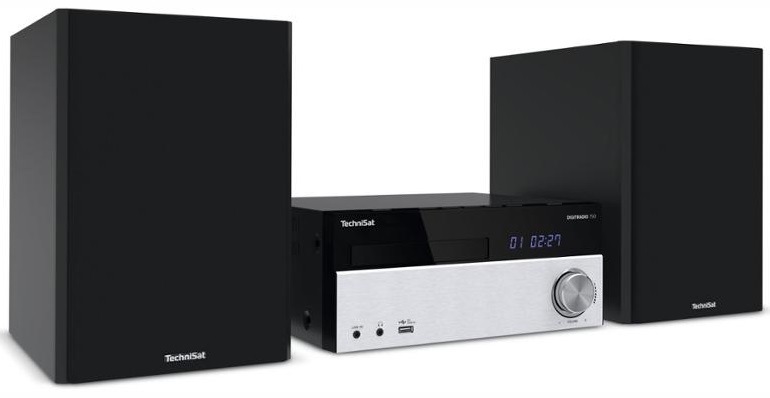 Mikro HiFi systém Technisat DIGITRADIO 750 čierny/strieborný
