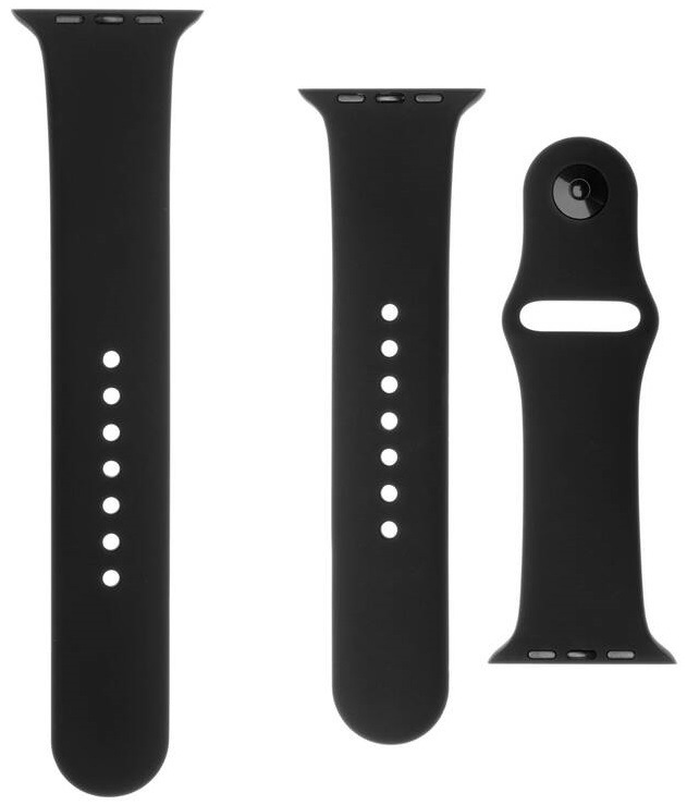 Remienok FIXED Silicone Strap na Apple Watch 38/40/41 mm čierny Remienok FIXED Silicone Strap na Apple Watch 38/40/41 mm čierny
