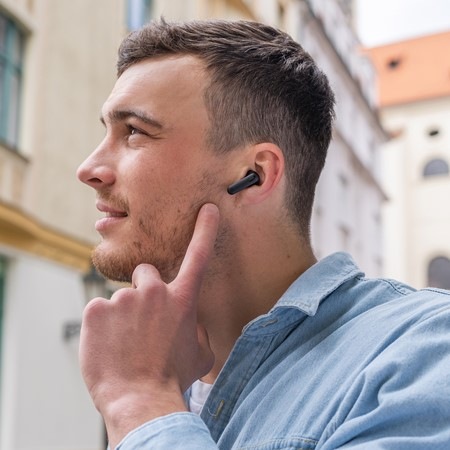 Slúchadlá Niceboy HIVE Beans čierna Slúchadlá Niceboy HIVE Beans čierna