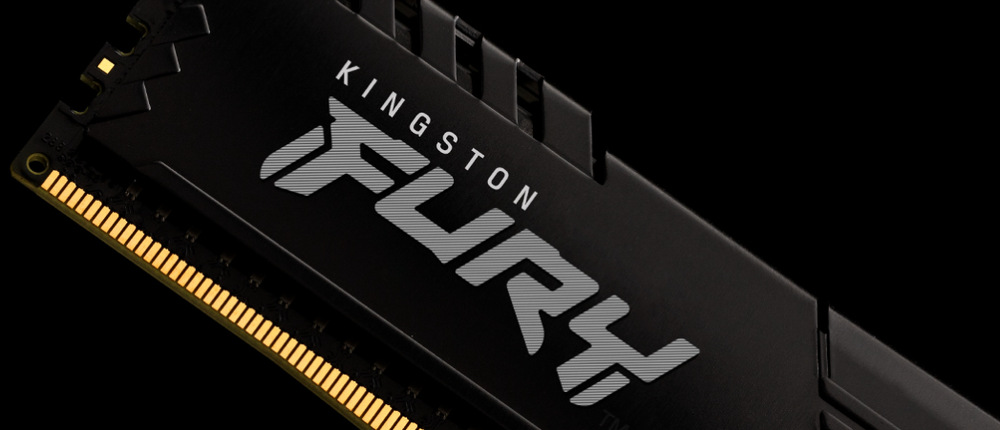 Pamäťový modul Kingston FURY Beast Black 8GB (2x4GB) DDR4 3200MHz CL16 Pamäťový modul Kingston FURY Beast Black 8GB (2x4GB) DDR4 3200MHz CL16