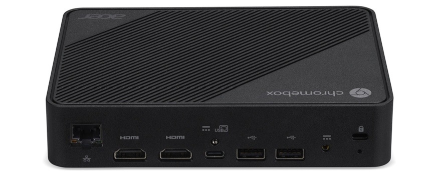 PC mini Acer Chromebox CXM2 čierny Detail obrázku PC mini.