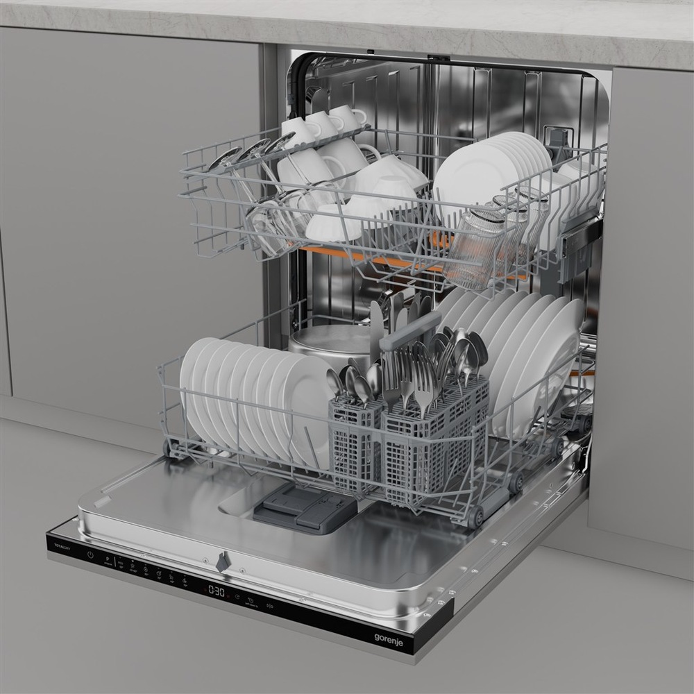 Umývačka riadu Gorenje GV642A65 plne naložené koše
