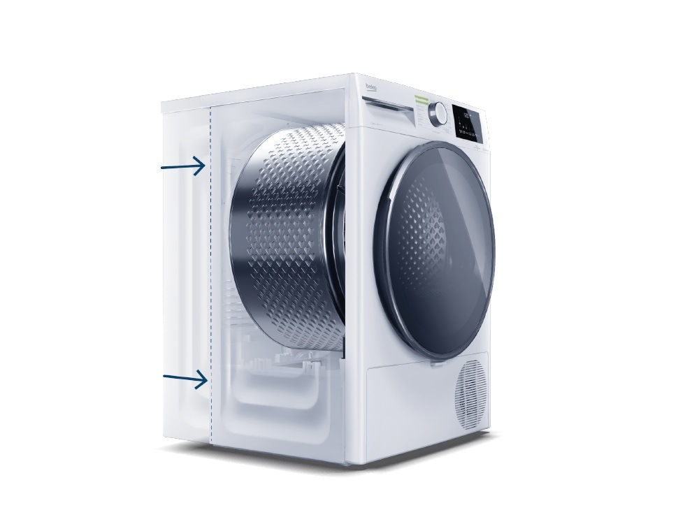 Sušička bielizne Beko BM3T3724WBB biela Sušička bielizne Beko BM3T3724WBB, biela, slim