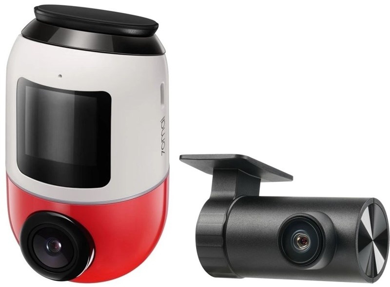 Autokamera 70mai 4K Omni X800 Dual + RC14 + SD karta 128GB biela/červená 70mai 4K Omni X800 + RC14 + SD karta 128GB, červená