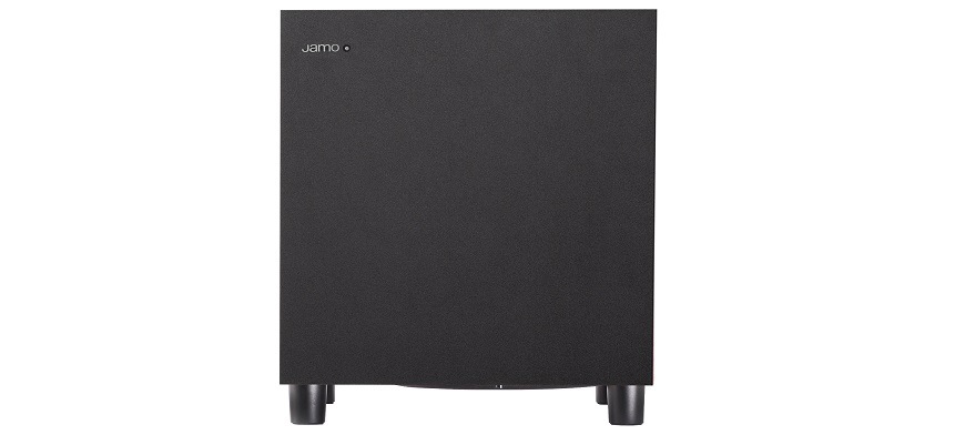 Subwoofer Jamo SUB 210 čierny Subwoofer Jamo SUB 210 v prednom pohľade