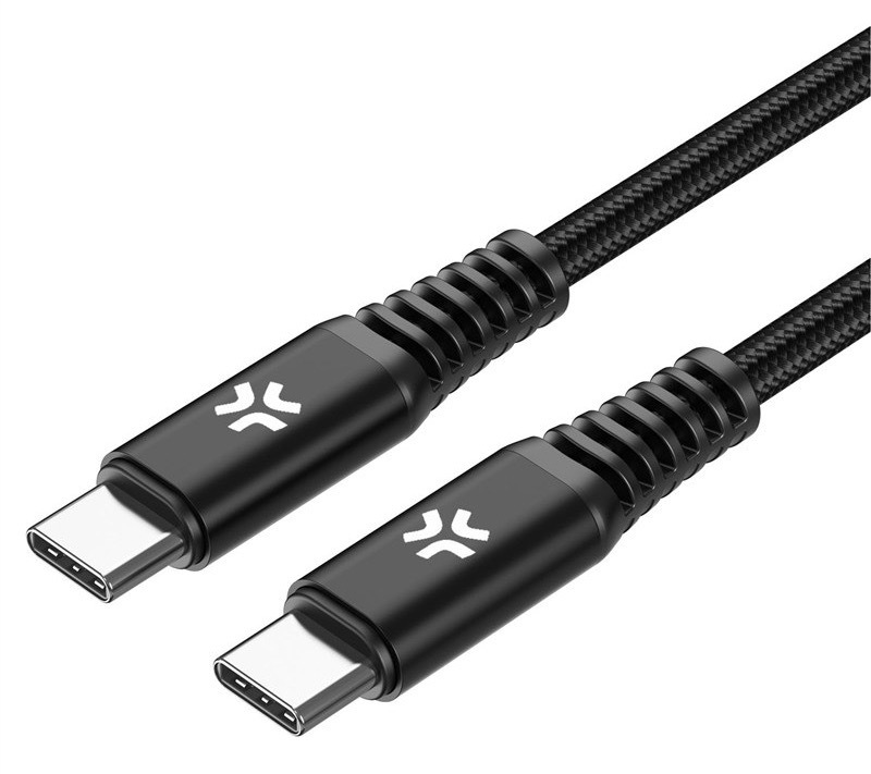 Dátový kábel Celly s výkonom až 100 W, čierna farba