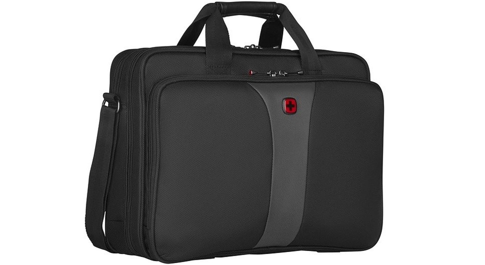 Brašna na notebook Wenger Legacy 17" čierna/sivá