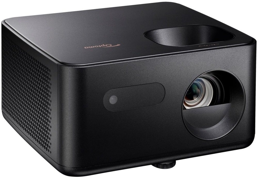 Projektor Optoma Photon Life PH31 čierny Projektor Optoma Photon Life PH31 DLP zobrazený z prednej strany natočený ľahko vľavo