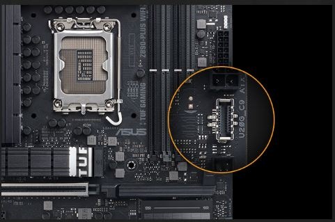 Základná doska Asus TUF Gaming Z890-PLUS WIFI Predné USB 20Gb/s Type-C na MB Asus