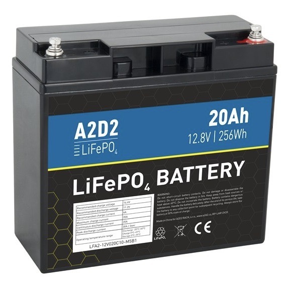Akumulátor Avacom s kapacitou 20 000 mAh, technológia LiFePO4