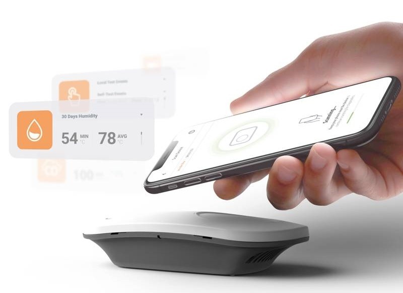 Detektor oxidu uhoľnatého FireAngel s funkciou NFC diagnostiky