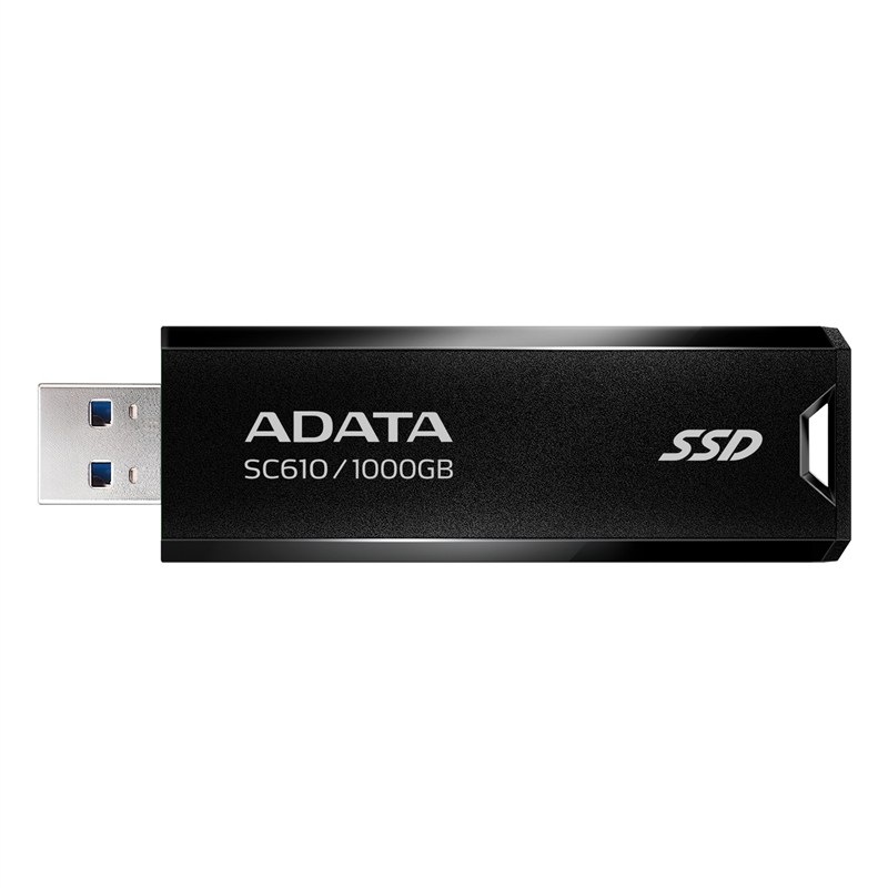 SSD externý ADATA SC610 1TB, USB 3.2 Gen 2 - čierny