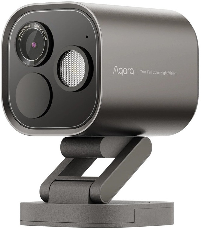 Vonkajšia bezpečnostná kamera Aqara G5 Pro s nočným videním na stojane.