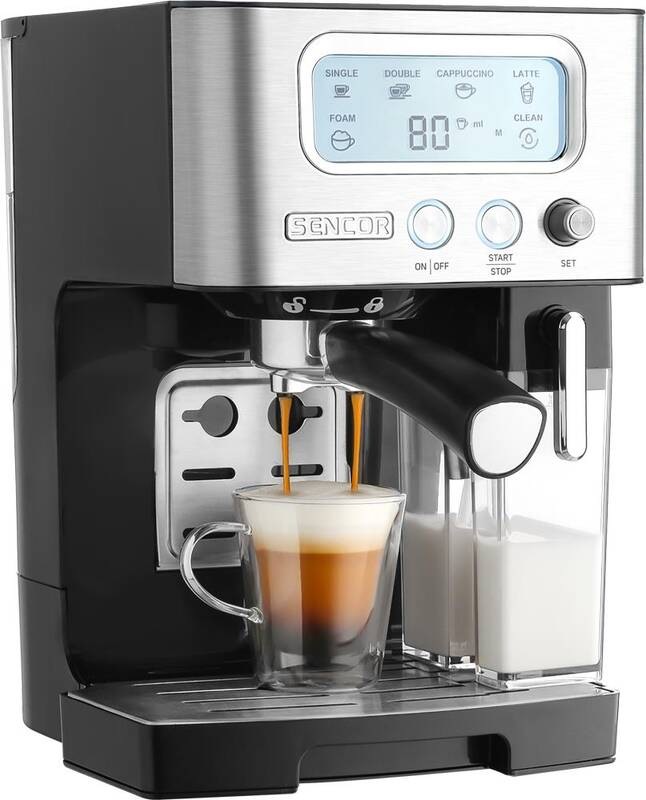 Pákový kávovar Sencor SES 4090SS strieborný