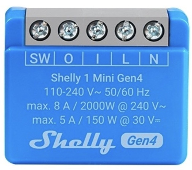 Modul Shelly pre multiprotokolárne pripojenie, modrá farba