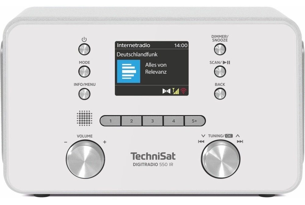 Internetové rádio TechniSat DIGITRADIO 550 IR biele