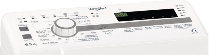 Práčka Whirlpool TDLR 65230SS CS/N biela Whirlpool TDLR 65230SS CS/N, bílá