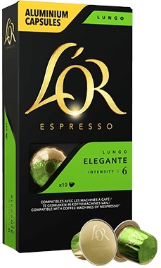 Kapsuly pre espressá L’OR Lungo Elegante (10 ks)