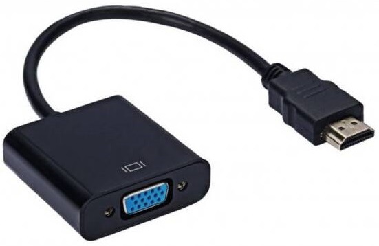 Redukcia WG HDMI/VGA čierna