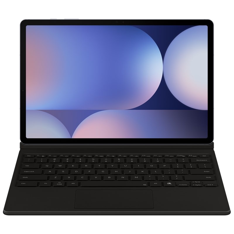 Puzdro s klávesnicou na tablet Samsung Galaxy Tab S10+/S9+/S9 FE+ s touchpadom čierne