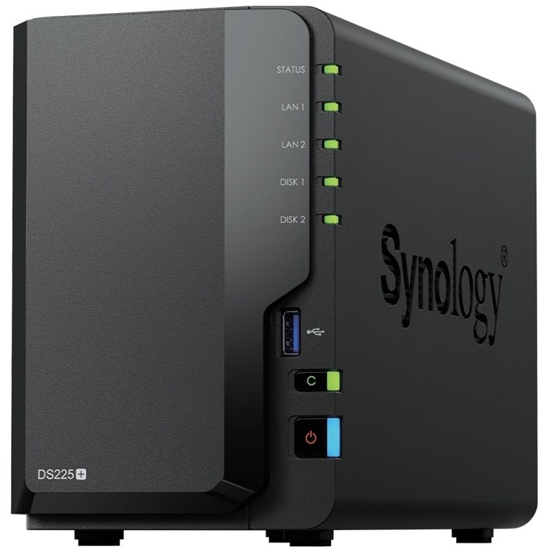 Sieťové úložisko Synology DiskStation DS225+ čierne
