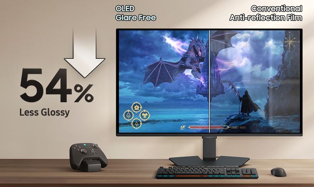 OLED obrazovka monitora Samsung Odyssey OLED G5 G50SF