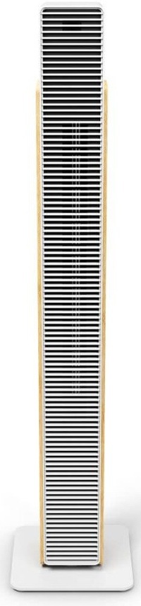 Ventilátor stĺpový Stadler Form Nick Bamboo White biely Vežový ventilátor Stadler Form Nick Bamboo White, pohľad spredu bez podstavca.