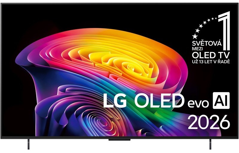 Chytrá televízia LG OLED65C64 s procesorom α11 AI, čierna farba