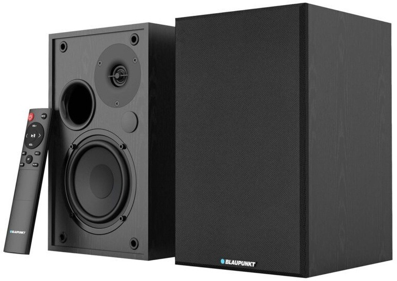 Reproduktory Blaupunkt BS40 (2 ks) čierne Reproduktory s diaľkovým ovládaním.