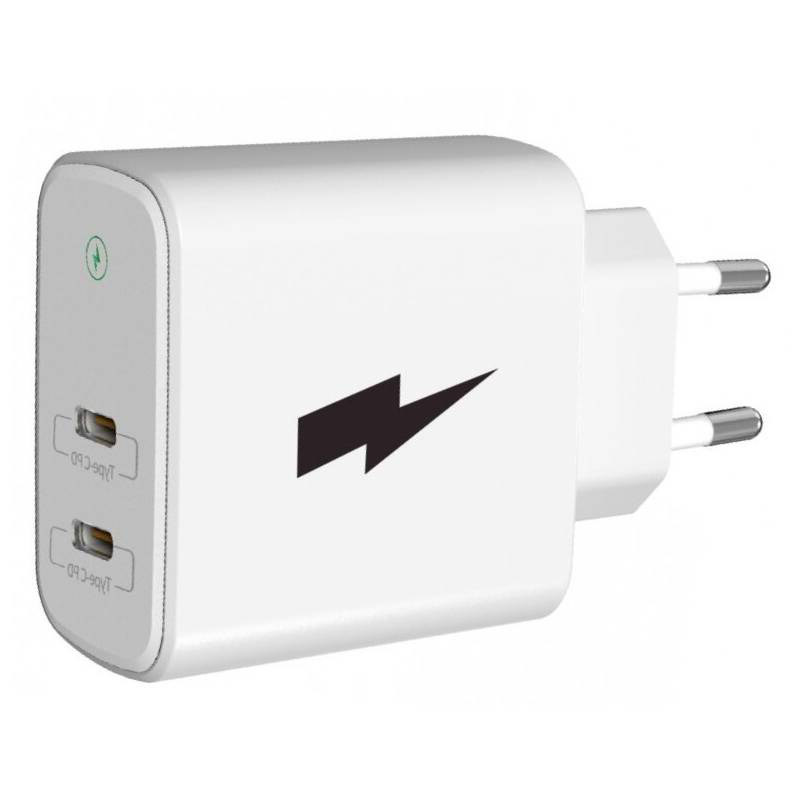 Nabíjačka do siete WG 2x USB-C PD 20W biela WG 2x USB-C PD 20W