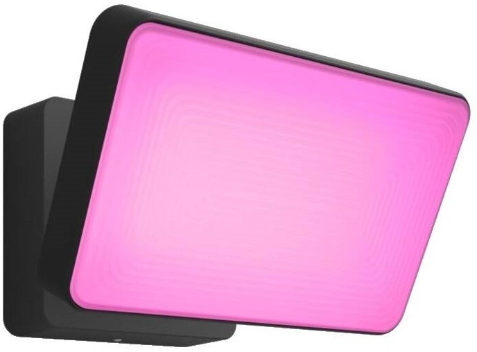 Nástenné svietidlo Philips Hue Discover White and Color Ambiance čierne