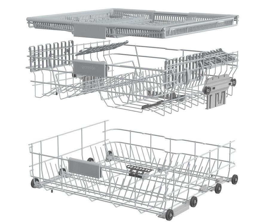 Umývačka Gorenje GS643C90W, biela, 16 súprav riadu