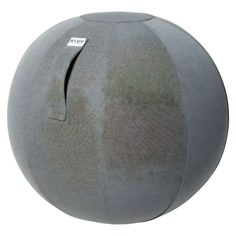 Sedacia lopta VLUV Bol Sova 60–65 cm Ash, grafitová farba.