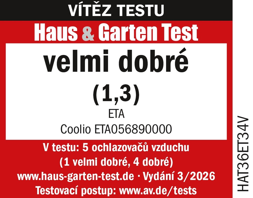 Ochladzovač vzduchu ETA Coolio 0568 90000 biely Ochladzovač vzduchu ETA Coolio 0568 90000 biely