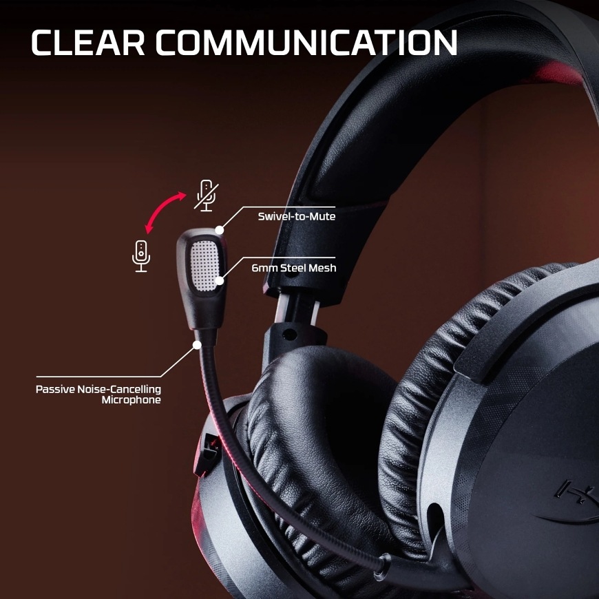 Headset HyperX Cloud Stinger 3 Wired čierny 6mm mikrofón s funkciou otočením stlmiť a potlačením okolitého hluku