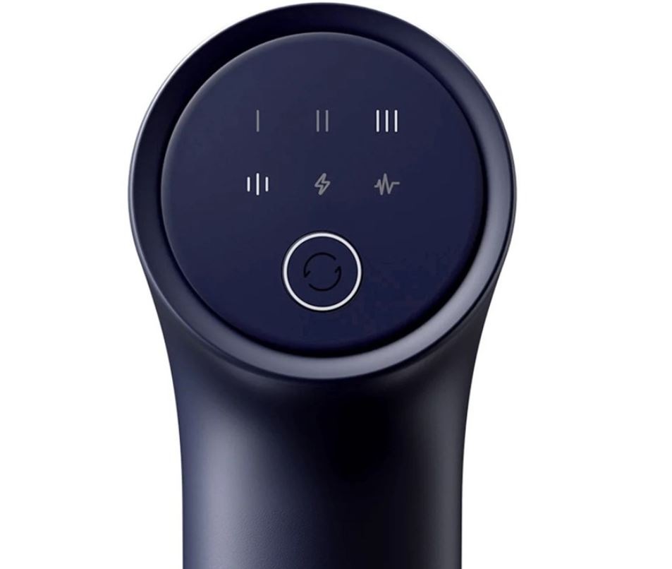 Masážna pištoľ Xiaomi Massage Gun 2 čierna Masážna pištoľ Xiaomi Massage Gun 2 a ovládanie