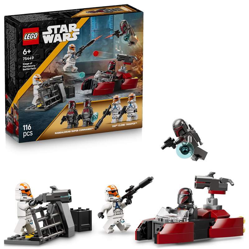Stavebnica LEGO® Star Wars™ 75449 Bojový balíček obliehania Mandalore