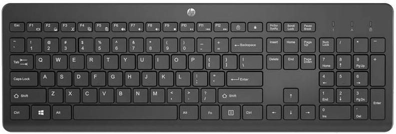 Klávesnica HP 230 CZ/SK čierna