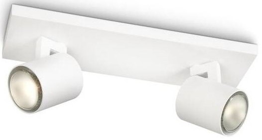 Bodové svietidlo Philips Runner, 2xGU10 biele