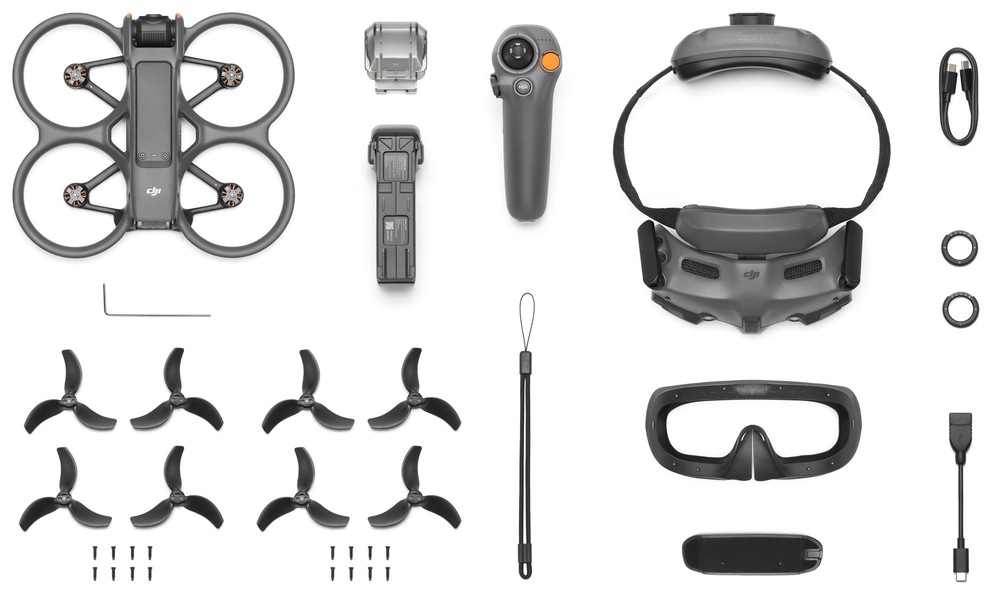Dron DJI Avata 2 Fly More Combo (Single Battery) sivý Dron DJI Avata 2 Fly More Combo (Single Battery) sivý