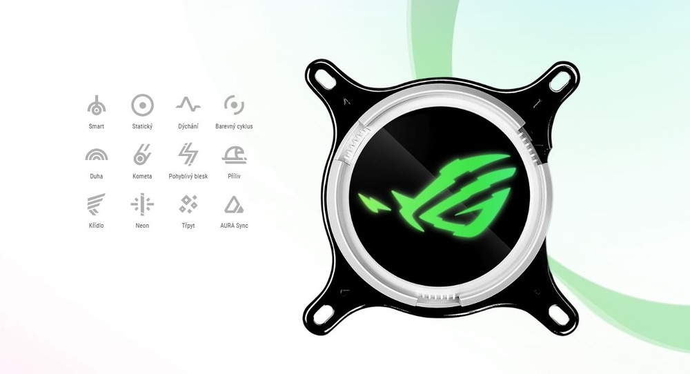 Vodný chladič Asus ROG Strix LC III 360 ARGB LCD White Asus ROG Strix LC III 360 ARGB LCD White