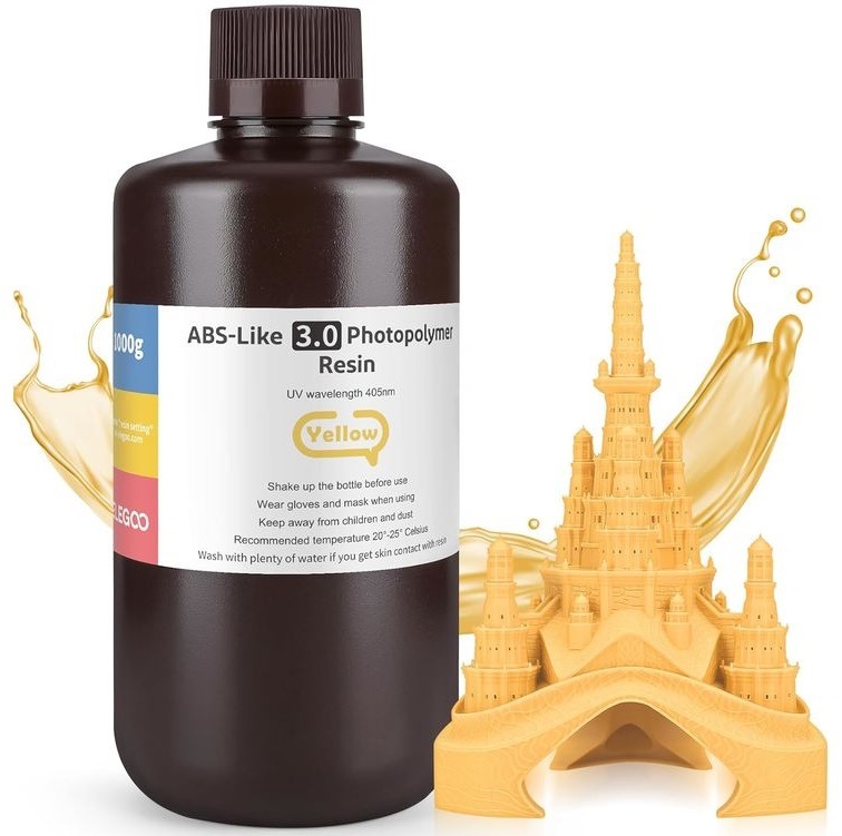 UV resin Elegoo ABS-likeV3 1kg žltá UV resin Elegoo ABS-likeV3 1kg žltá