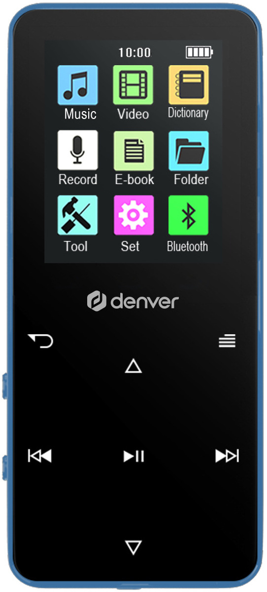 MP4 prehrávač Denver MP-1830 modrý MP4 prehrávač Denver MP-1830B, 4GB