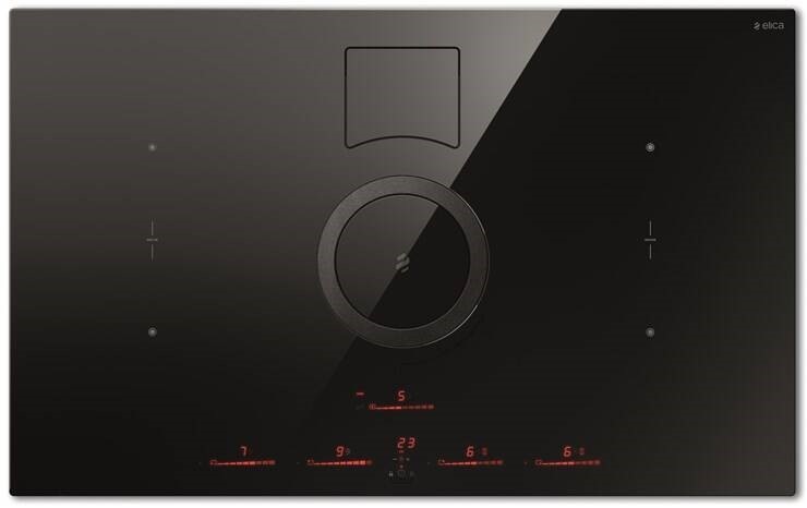 Indukčné varné dosky s odsávaním Elica NIKOLATESLA SWITCH BL/F/83 čierna