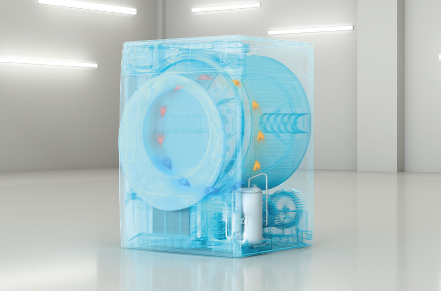 Sušička bielizne Whirlpool C WD 85M WBS CZ biela Sušička bielizne Whirlpool C WD 85M WBS SK, tepelné čerpadlo