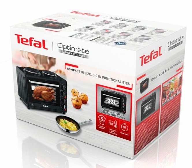 Mini rúra Tefal OF463830 čierna Mini rúra Tefal OF463830 čierna