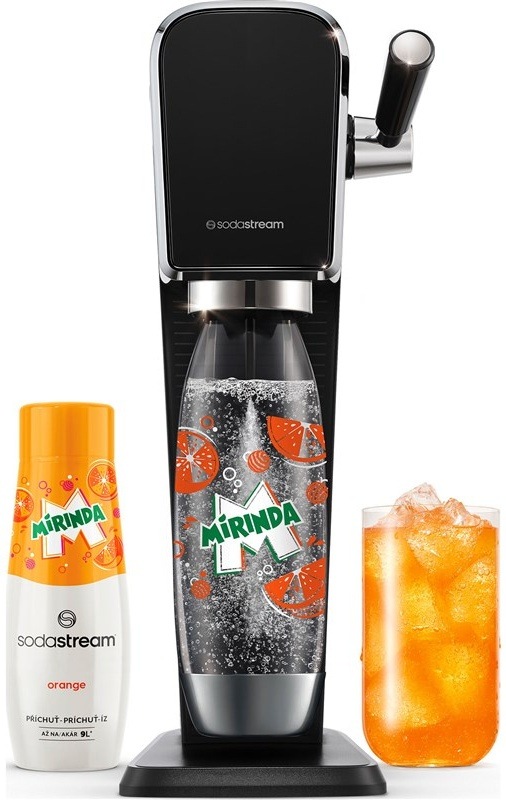 Výrobník sódovej vody SodaStream Art Black MIRINDA Mpack čierny