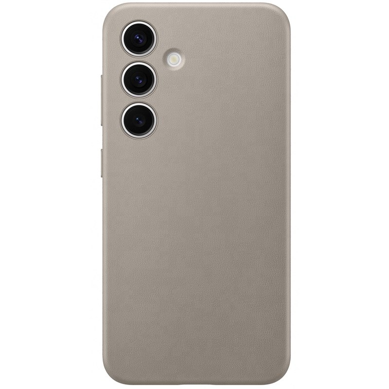 Kryt na mobil Samsung Vegan Leather na Galaxy S24 béžový